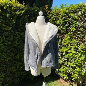 Fluffy gray jacket